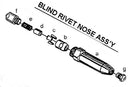 RAT2318RSA Blind Nose for Huck® 1/8" & 5/32" Magna-lok® Fasteners (for RAT2318 tool only)